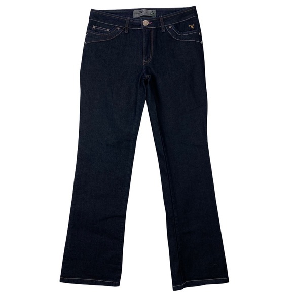 Beija Flor Denim - Beija Flor Jennifer Bootcut Womens Jeans Size 8 Stretch Dark Wash Denim Mid Rise